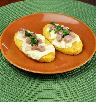 Hash Brown Tradicional Bem Brasil com muçarela e bacon