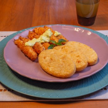 Hashbrown Tradicional Bem Brasil con filete de tilapia