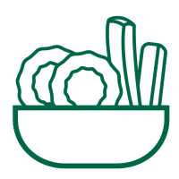 Productos empanados y bocadillos