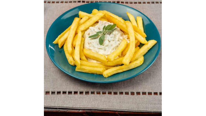 Batata Tradicional Bem Brasil com fricass de frango