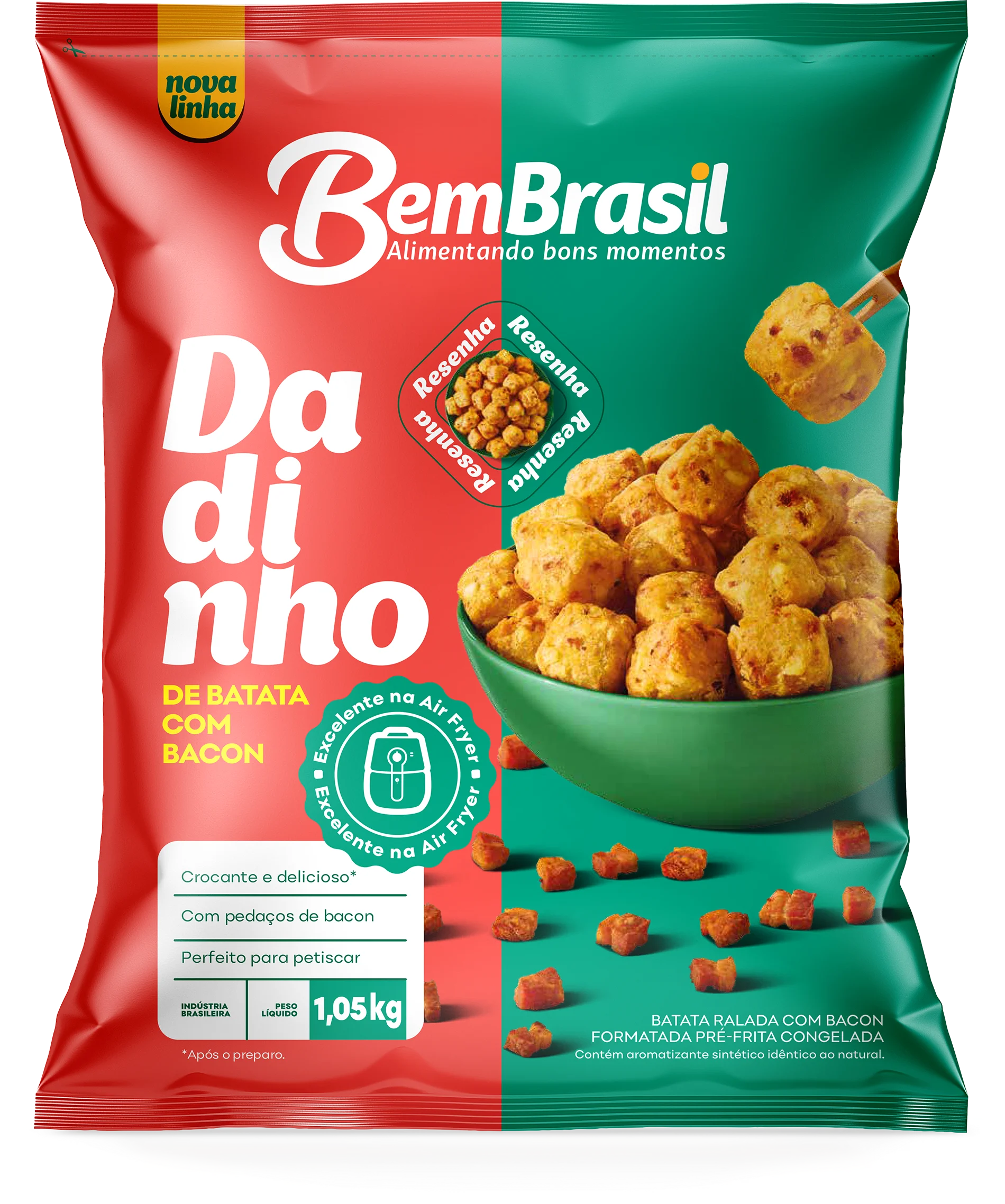Dadinho de Batata com Bacon