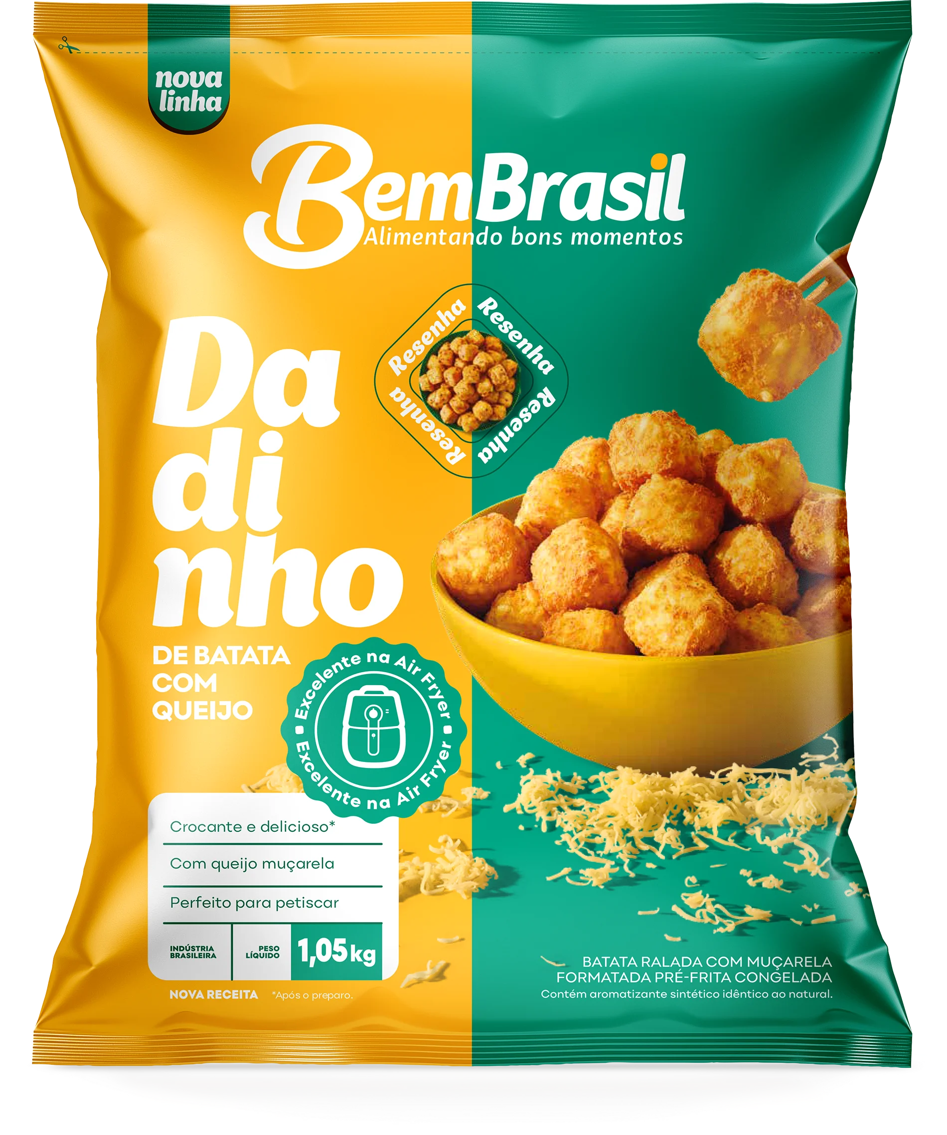 Embalagens - Dadinho de Batata com Queijo