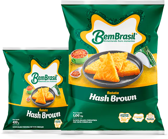 Embalagens - Tortitas de papa Hashbrown  