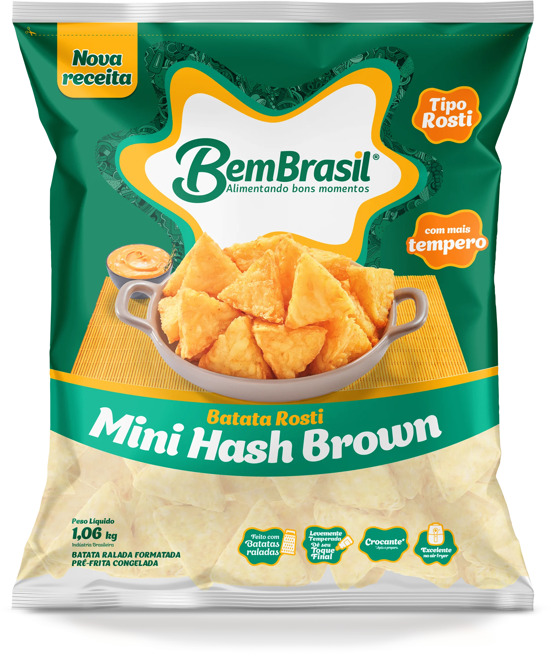 Embalagens - Batata Mini Hash Brown