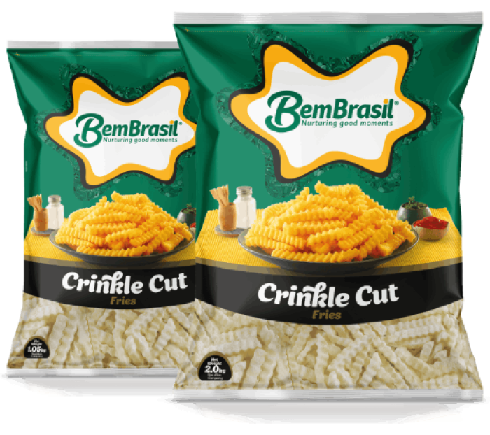 Embalagens - Crinkle Cut Fries 