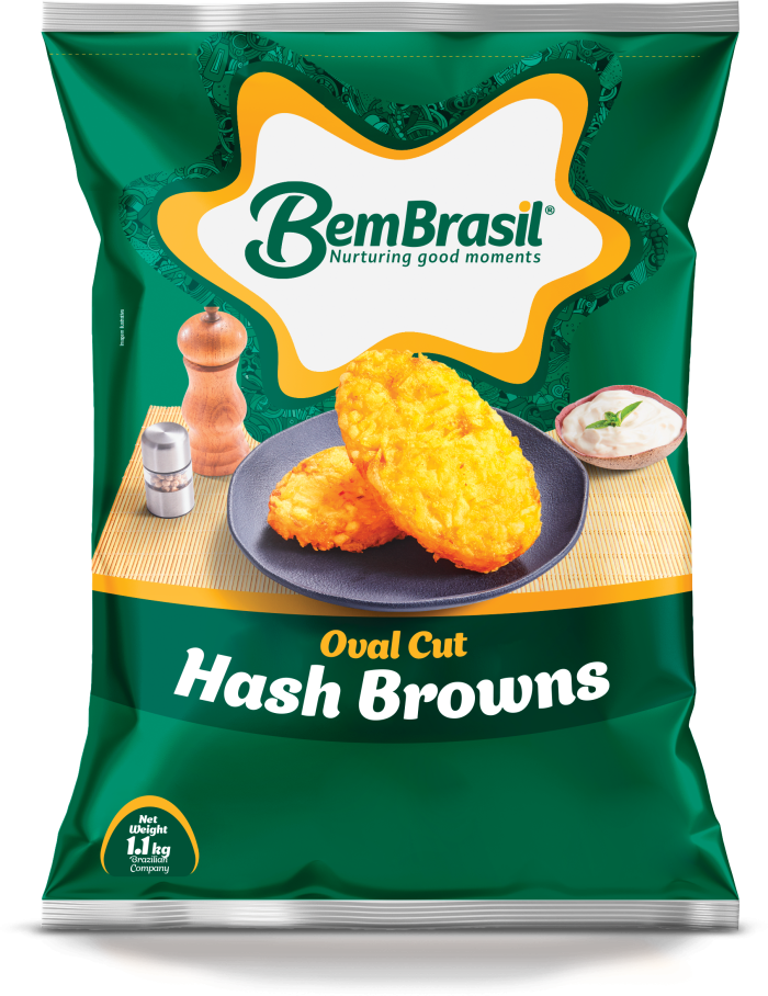 Embalagens - Oval Cut Hash Browns 